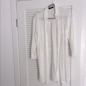 Bershka button down shirt dress  Sz M